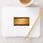 311-Gouden Goddelijke Chocolade Etiket (Insitu)