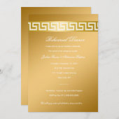 311-Gouden Griekse sleutel Kaart (Voorkant / Achterkant)