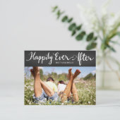 311 Grey Gelukkig Altijd Na Bloemen Dank U Briefkaart (Staand voorkant)