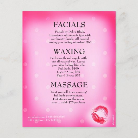 311 Hallo geweldige roze lichtroze brochure (Achterkant)