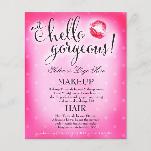 311 Hallo geweldige roze lichtroze brochure (Voorkant)