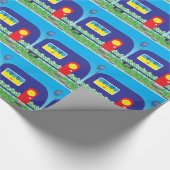 311 Happy Camper Cute Cool Gifts Cadeaupapier (Hoek)