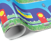 311 Happy Camper Cute Cool Gifts Cadeaupapier (Rol Hoek)