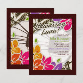 311 Hawaiian Hemel Uitnodiging | Bruin (Voorkant / Achterkant)