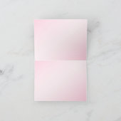 311 het Gouden Goddelijke Roze van Ciao Bella Kaart (Binnen)