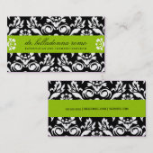 311 het Gouden Limoen van het Damast van de Visitekaartje (Voorkant / Achterkant)