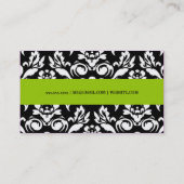 311 het Gouden Limoen van het Damast van de Visitekaartje (Achterkant)