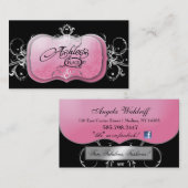 311-Het Lavish Pink Bord | Zilver Visitekaartje (Voorkant / Achterkant)