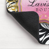 311 Het Lavish Pink Bord | Zwart Muismat (Hoek)