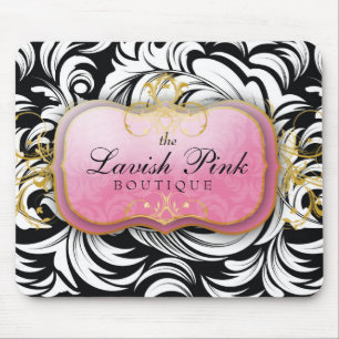 311 Het Lavish Pink Bord Zwart Muismat