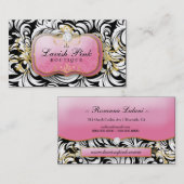 311 Het lavish roze Bord Diamond Visitekaartje (Voorkant / Achterkant)
