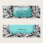 311 Het overvloedige Topaz Hang Label Visitekaartj Mini Visitekaartjes (Voorkant /achterkant)