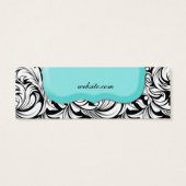 311 Het overvloedige Topaz Hang Label Visitekaartj Mini Visitekaartjes (Achterkant)