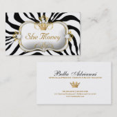 311 het Zebra van Ciao Bella Visitekaartje (Voorkant / Achterkant)