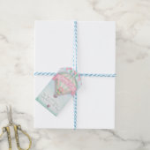 311 Hete Luchtballon Baby shower Label Cadeaulabel (Met Touw)