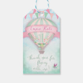 311 Hete Luchtballon Label Dank u Label Cadeaulabel (Voorkant)