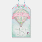 311 Hete Luchtballon Label Dank u Label Cadeaulabel (Achterkant)