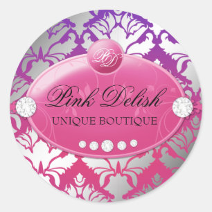 311-Hot Pink Delish Stick Paarse Radiance Ronde Sticker