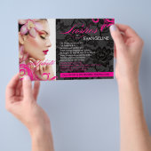 311 Hot Pink & Lace Lashes per brochure (Hand)