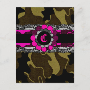 311-Hott Pink Camo Uitnodiging