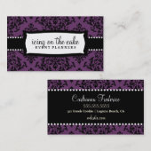 311-IJking op het Paars van de Cake Visitekaartje (Voorkant / Achterkant)