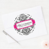 311 IJs op de taart - Aardbei Ronde Sticker (Envelop)