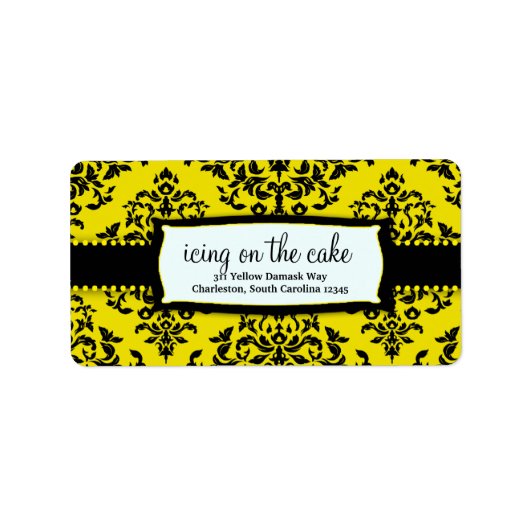 311-IJs op de taart - Bijenadreslabel Etiket (Voorkant)