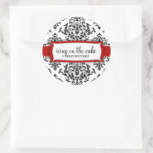 311 IJs op de taart Cherry Ronde Sticker (Tas)