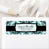 311 IJs op de taart Iets Blauw Adreslabel Etiket (Insitu)