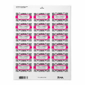 311 IJs op de taart Strawberry Frosting Etiket (Full Sheet)