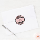 311 IJs op de taart Sweet Pink Ronde Sticker (Envelop)