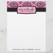 311-IJsmaken op de Roze Licorice Letterhead Custom Briefhoofd (Voorkant)
