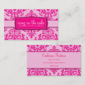 311 IJsvorming op de roze Cake Visitekaartje (Voorkant / Achterkant)