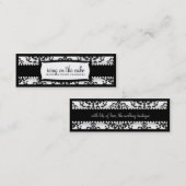 311 IJsvorming op de zwarte tang Mini Visitekaartje (Voorkant / Achterkant)