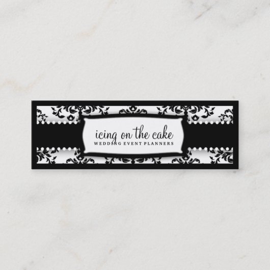 311 IJsvorming op de zwarte tang Mini Visitekaartje (Voorkant)