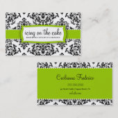 311 IJsvorming op het groene Visitekaartje van de  (Voorkant / Achterkant)