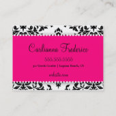 311 IJzen op de Aardbei van de Cake Frosting Chubb Visitekaartje (Achterkant)