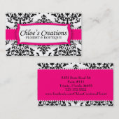 311 IJzen op de aardbei van de Cake Frosting Visitekaartje (Voorkant / Achterkant)