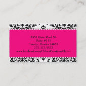 311 IJzen op de aardbei van de Cake Frosting Visitekaartje (Achterkant)