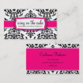 311 IJzen op de aardbei van de Cake Frosting Visitekaartje (Voorkant / Achterkant)