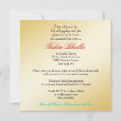 311-Indiase schoonheid | Vrijgezellenfeest Kaart (Achterkant)