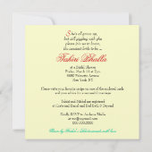 311-Indiase schoonheid | Vrijgezellenfeest Turquoi Kaart (Achterkant)