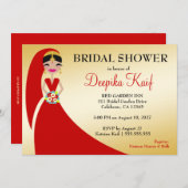 311 Indische Beauty Bride Kaart (Voorkant / Achterkant)