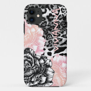 311 iPhone 5 Le Plush Fleur Funky Leopard Pink Case-Mate iPhone Case