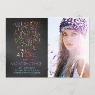 311 Jeremiah 29:11 Afstuderen Aankondiging