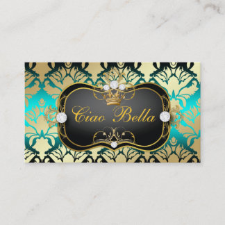 311 Jet Black Ciao Bella Aqua Sass Visitekaartje