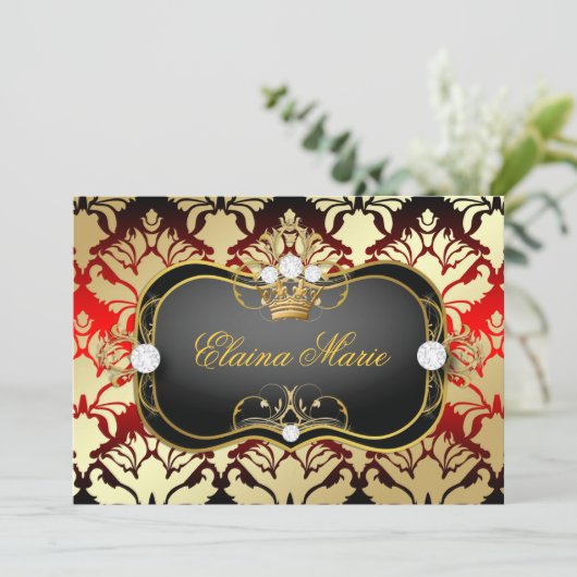 311 Jet Black Ciao Bella Cherry Sass Birthday Kaart (Staand voorkant)