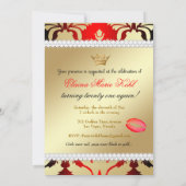 311 Jet Black Ciao Bella Cherry Sass Birthday Kaart (Achterkant)