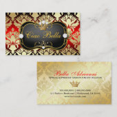 311 Jet Black Ciao Bella Cherry Sass Visitekaartje (Voorkant / Achterkant)