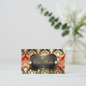 311 Jet Black Ciao Bella Cherry Sass Visitekaartje (Staand voorkant)